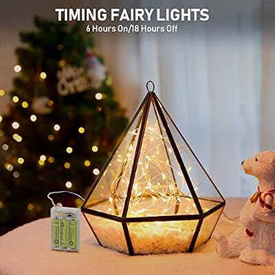 Minetom 5 Pack Fairy Lights Battery Operated, 7Ft 20 LED String Lights - image 4 of 4