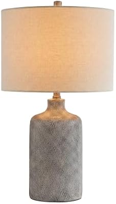 Signature Design by Ashley Linus 24.5" Ceramic Bedside Table Lamp, Black - image 2 of 4