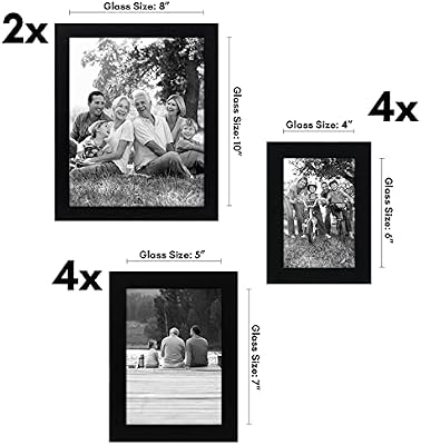 Americanflat Gallery Wall Frame Set of 10 - Black - image 3 of 4