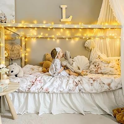 JMEXSUSS 100 LED String Lights Indoor Bedroom Warm White Christmas Lights - image 3 of 4
