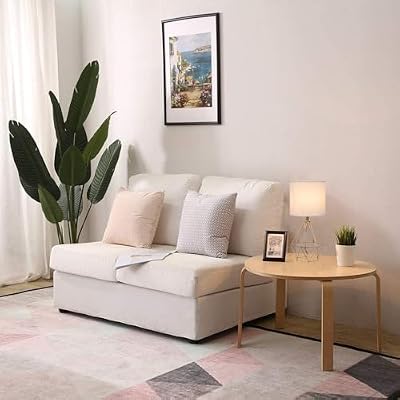 Gold Modern Hollow Out Base Bedroom Small Table Lamp,Bedside Nightstand Lamp with Geometric Metal Base White Fabric Shade,Cute Desk Lamp for Kids Living Room - image 4 of 4