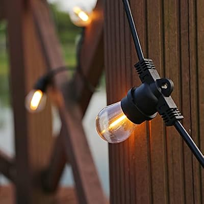 Shatterproof LED String Lights, Waterproof, Warm White 2200K, 70LM, E26 Base - 15 Pack - image 4 of 4