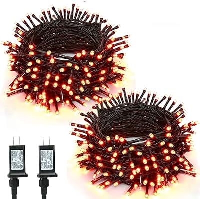 BrizLabs Halloween String Lights, Connectable Orange LED Lights Outdoor - image 2 of 4