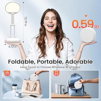 One Fire Rechargeable Table Lamp, 3600mAh Battery Operated Lamp Desk Lamp - image 4 of 4