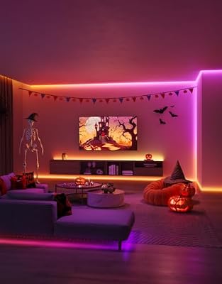Govee 16.4ft RGBIC LED Strip Lights, LED Lights for Bedroom, APP Control - image 3 of 4