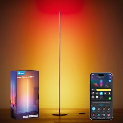 Govee RGBIC Floor Lamp Basic, 1000lm LED Corner Lamp, Black - image 2 of 4