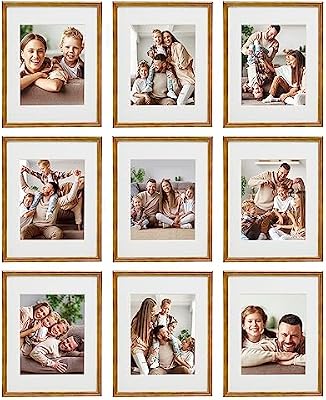 Sheffield Home 9 Piece Gallery Wall Frame Set, 11x14 Inch, Antique Bronze - image 2 of 4