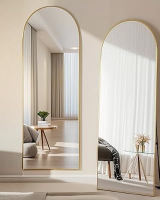 NEARBYSD 58"x18" Arched Full Length Mirror, Gold - image 3 of 4