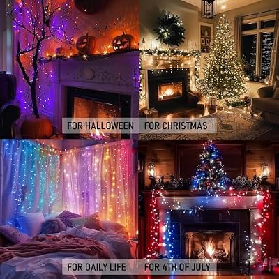 Dazzle Bright 66FT 200 LED Smart Color Changing Christmas Halloween Lights - image 4 of 4