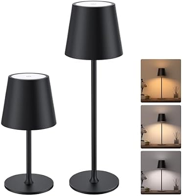 JACKYLED Cordless Table Lamps Rechargeable, 3 Height, 5000 Capacity - image 2 of 4