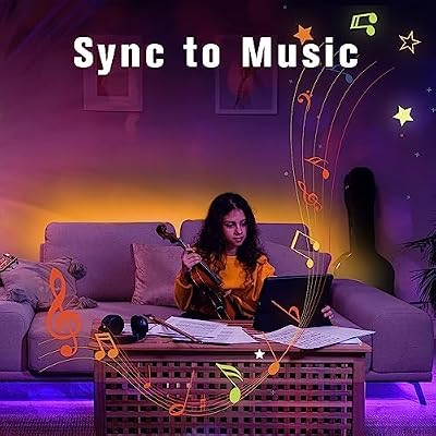 DAYBETTER LED Strip Lights 200ft 2 * 100ft RGB Music Sync Smart App Control - image 3 of 4