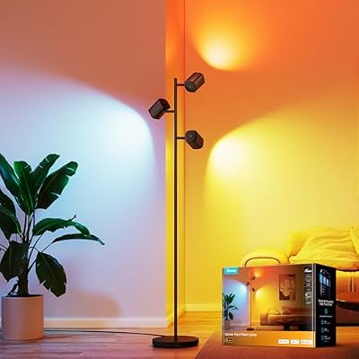 Govee Tree Floor Lamp with 3 Rotatable Lights, Compatible with Matter - image 2 of 4
