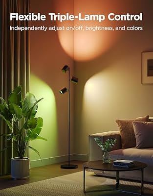 Govee Tree Floor Lamp with 3 Rotatable Lights, Compatible with Matter - image 3 of 4