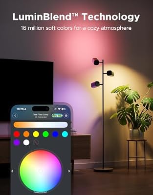 Govee Tree Floor Lamp with 3 Rotatable Lights, Compatible with Matter - image 4 of 4