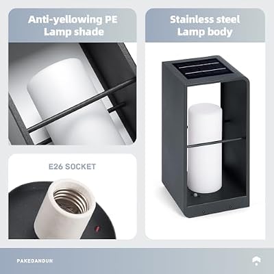 Outdoor Solar Lanterns Waterproof IP65, LED Outdoor Floor Lamp - image 3 of 4