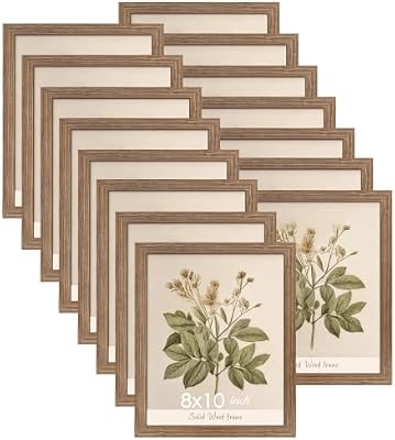15 Pack Solid Wood 8x10 Picture Frames Bulk, Brown - image 2 of 4